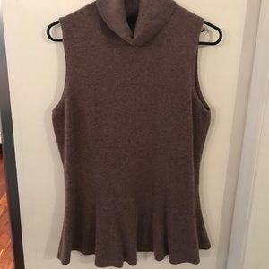 Antonion Melani cashmere peplum shell